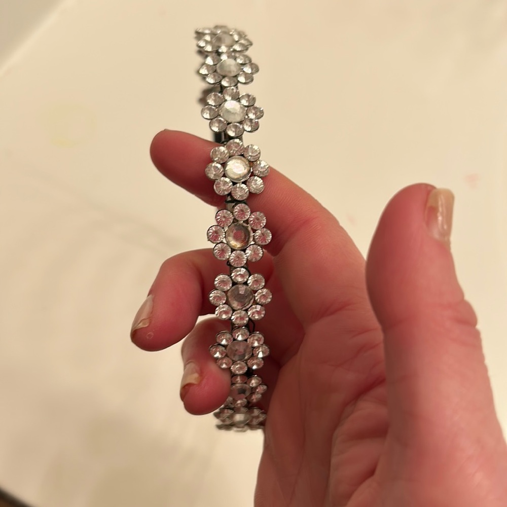 Tina Tarantino crystal flower headband